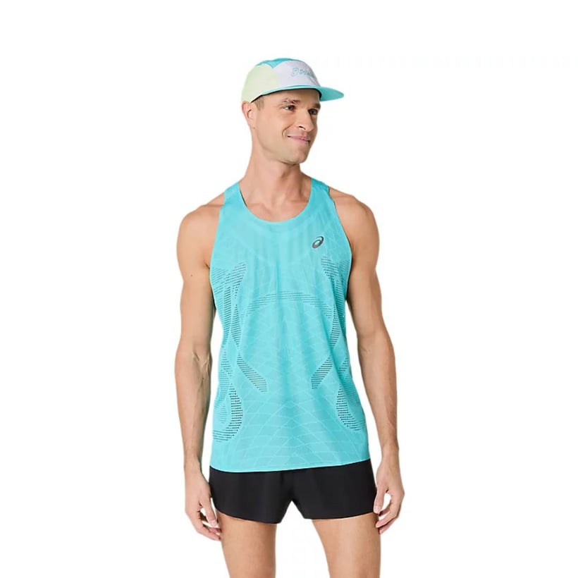 Camiseta Regata Asics Metarun Azul
