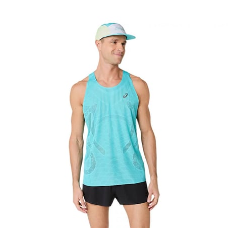 Camiseta Regata Asics Metarun Azul