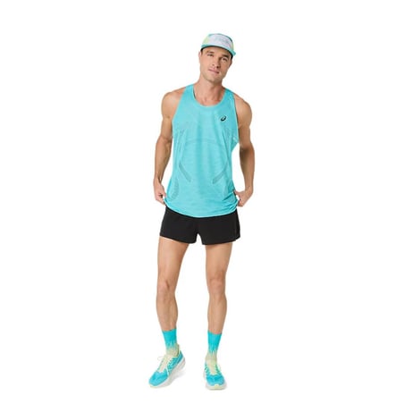 Asics Metarun Sleeveless Shirt Blue