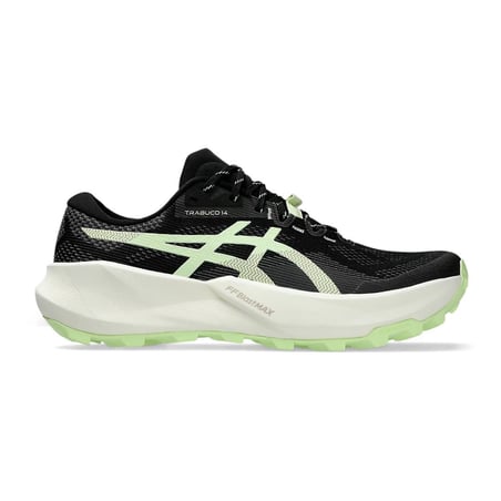 Asics Trabuco 14 hardloopschoenen Zwart Groen AW26