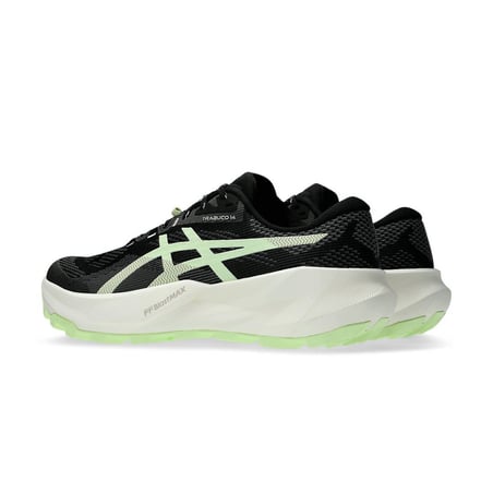 Asics Trabuco 14 hardloopschoenen Zwart Groen AW26