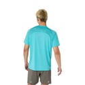 Camiseta Asics Road Fade Manga Azul Blanco