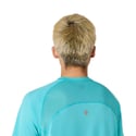 Camiseta Asics Road Fade Manga Azul Blanco