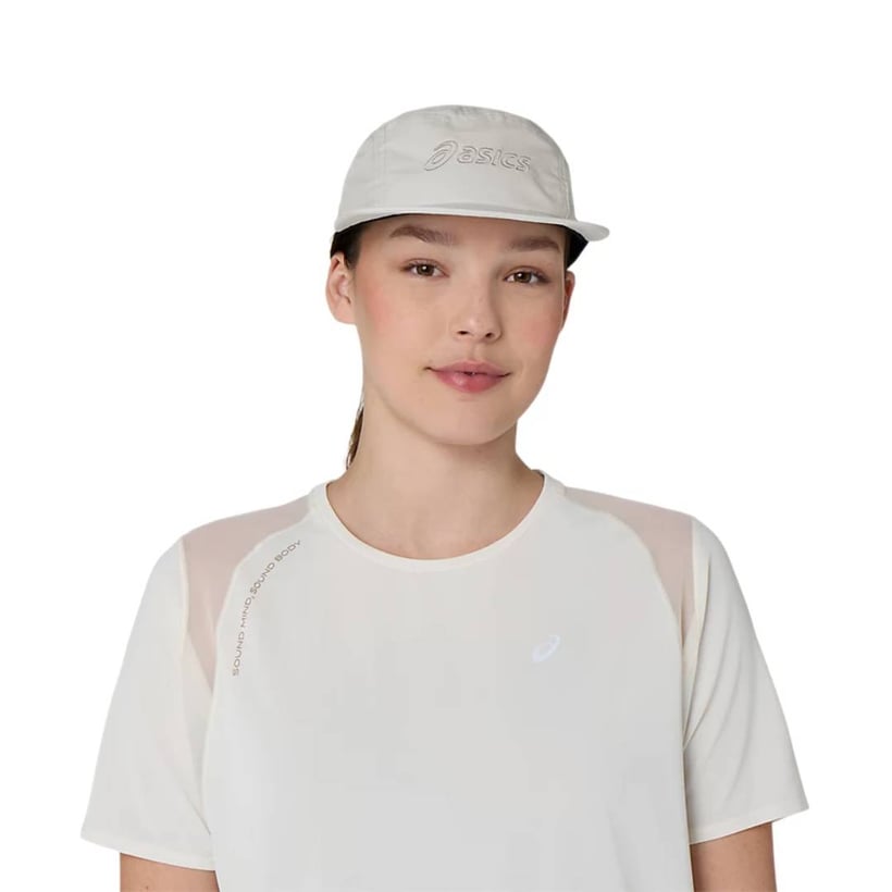 Women’s Beige Asics Road Short-Sleeve T-shirt