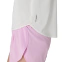 T-shirt Asics Road a manica corta beige da donna