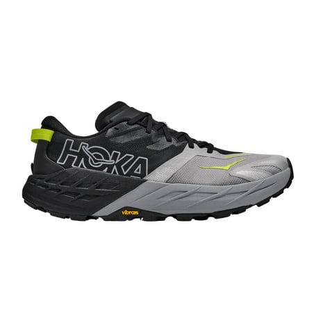 Hoka Speedgoat 7 Grey Black Trail Shoes AW26