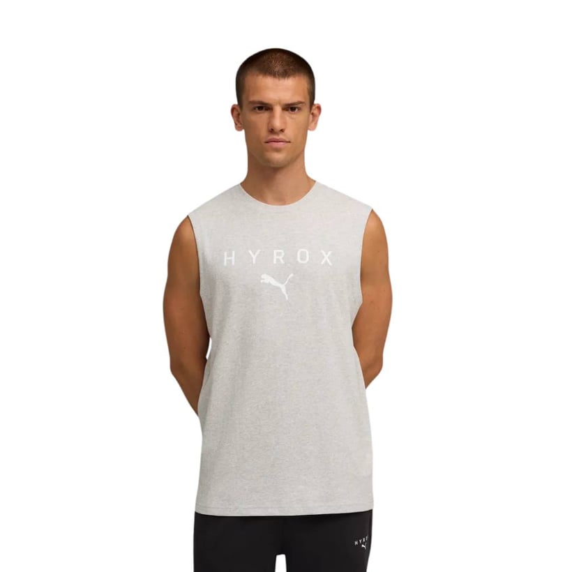 Canotta Puma Hyrox Cutoff senza maniche grigia