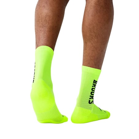 Brooks Ghost Crew Socken Gelb
