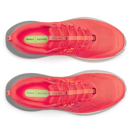 Saucony Xodus Ultra 4 trailschoenen Koraalrood AW26