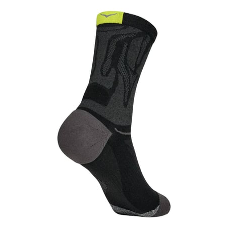 Black Hoka Clifton Run Crew Socks