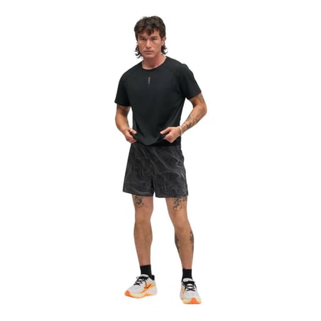 Camiseta Hoka EveryRun Preta