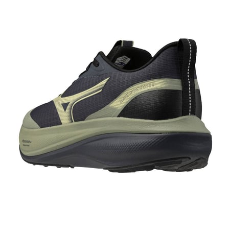 Mizuno Wave Rider GTX 4 Laufschuhe Schwarz Grün AW26