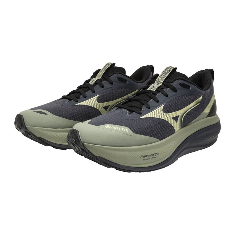 Chaussures Mizuno Wave Rider GTX 4 Noir Vert AW26