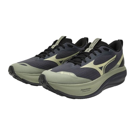 Chaussures Mizuno Wave Rider GTX 4 Noir Vert AW26