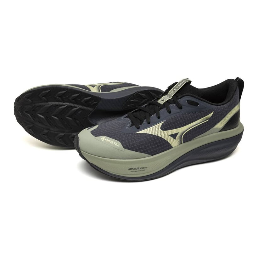 Chaussures Mizuno Wave Rider GTX 4 Noir Vert AW26