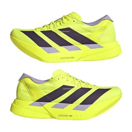 Adidas Adizero Adios Pro 4 Running Shoes Yellow Purple AW26