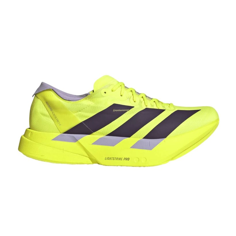 Ténis Adidas Adizero Adios Pro 4 Amarelo Roxo AW26