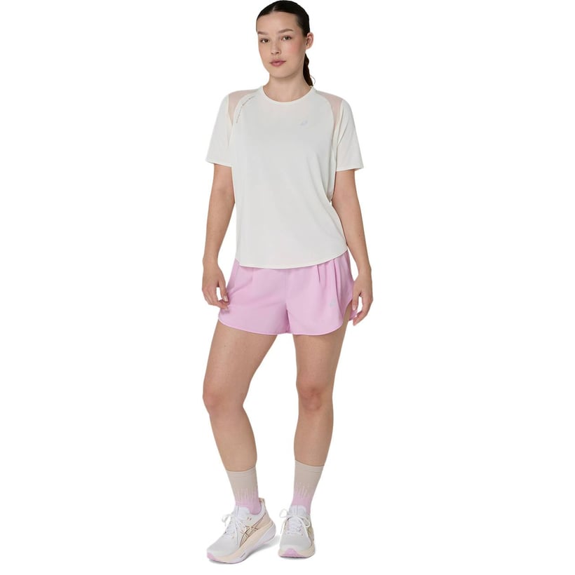 Pantaloncino Asics Road 3.5in Rosa Donna