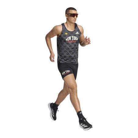 Débardeur Adidas Adizero NYC Gris Noir