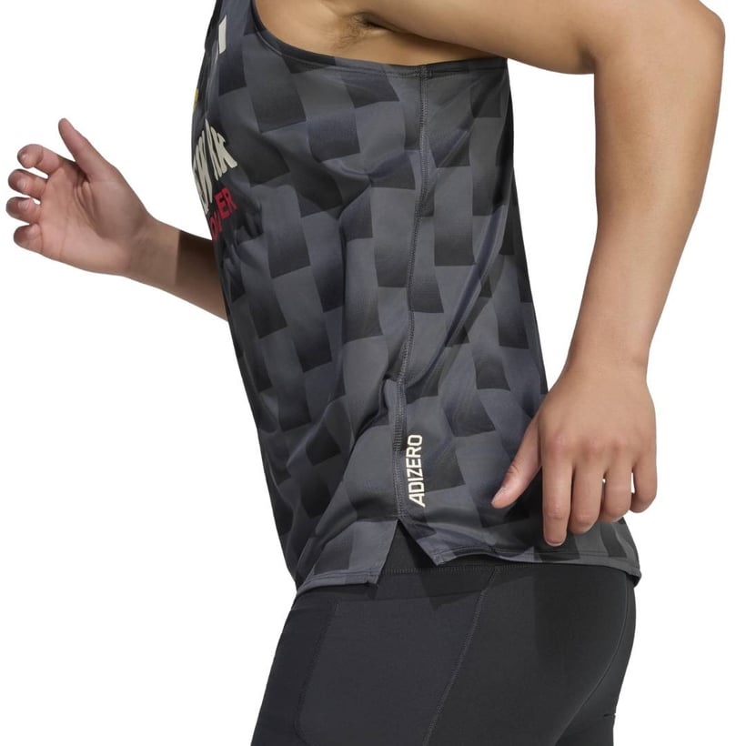 Débardeur Adidas Adizero NYC Gris Noir