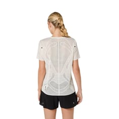 Asics Metarun T-shirt Wit Beige Dames 2