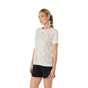 Camiseta Asics Metarun Blanca Beige Mujer