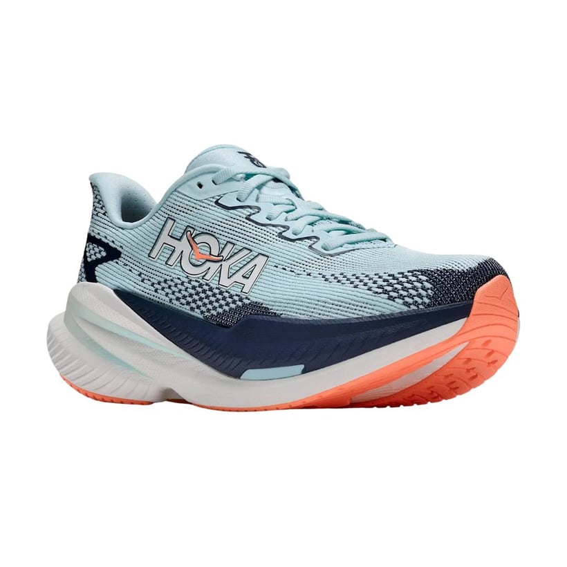 Chaussures Hoka Mach X 3 Bleu Orange AW26 Femme