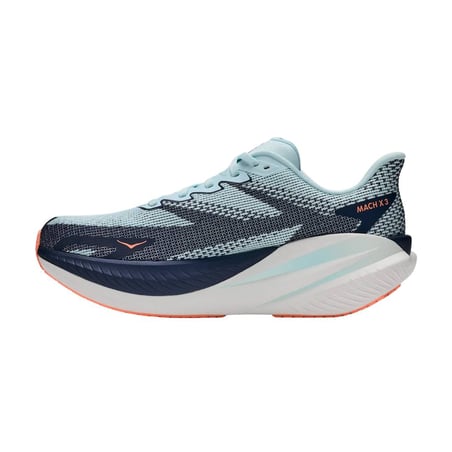 Zapatillas Hoka Mach X 3 Azul Naranja AW26 Mujer