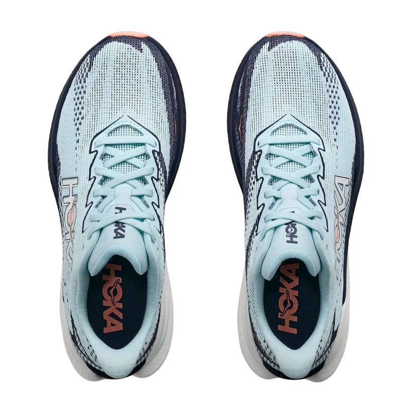 Zapatillas Hoka Mach X 3 Azul Naranja AW26 Mujer