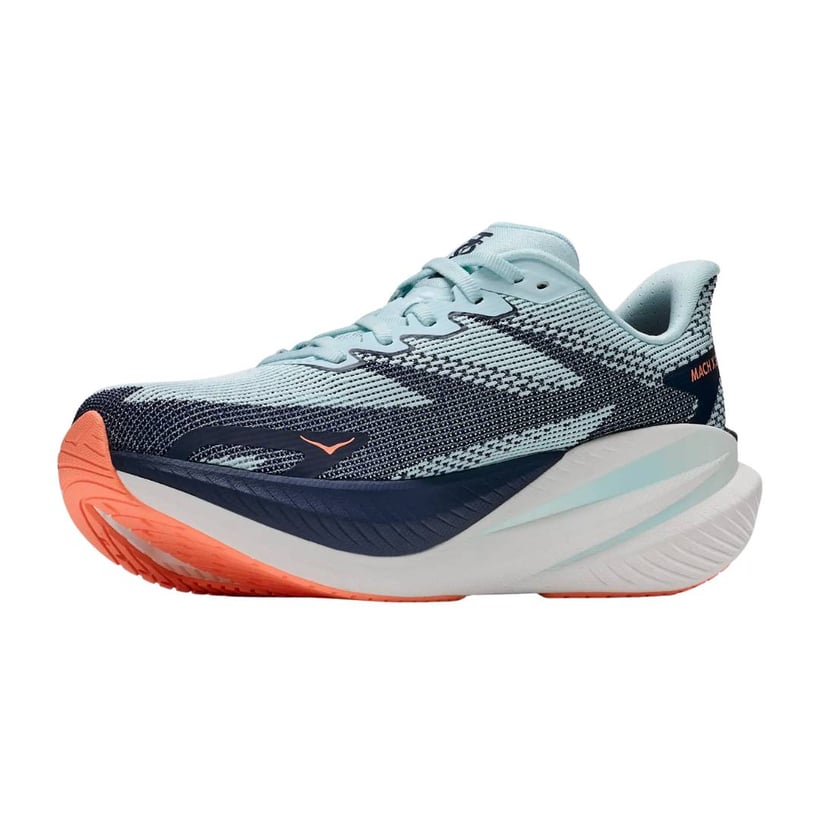 Zapatillas Hoka Mach X 3 Azul Naranja AW26 Mujer