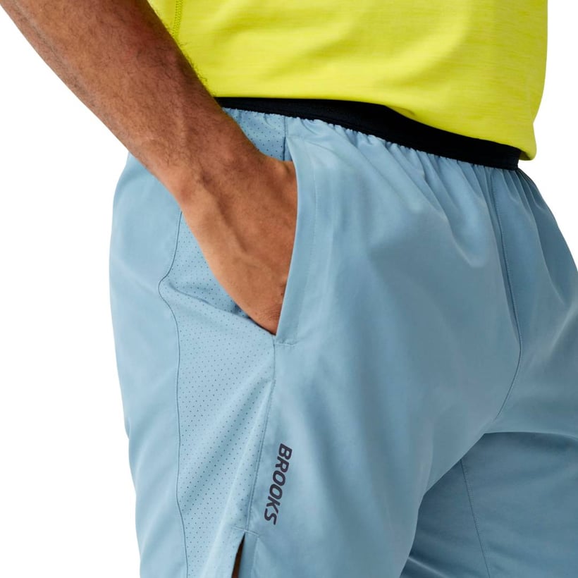 Short Brooks Dash Bleu