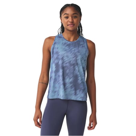 Regata Brooks Dash Sem Mangas Azul Feminina