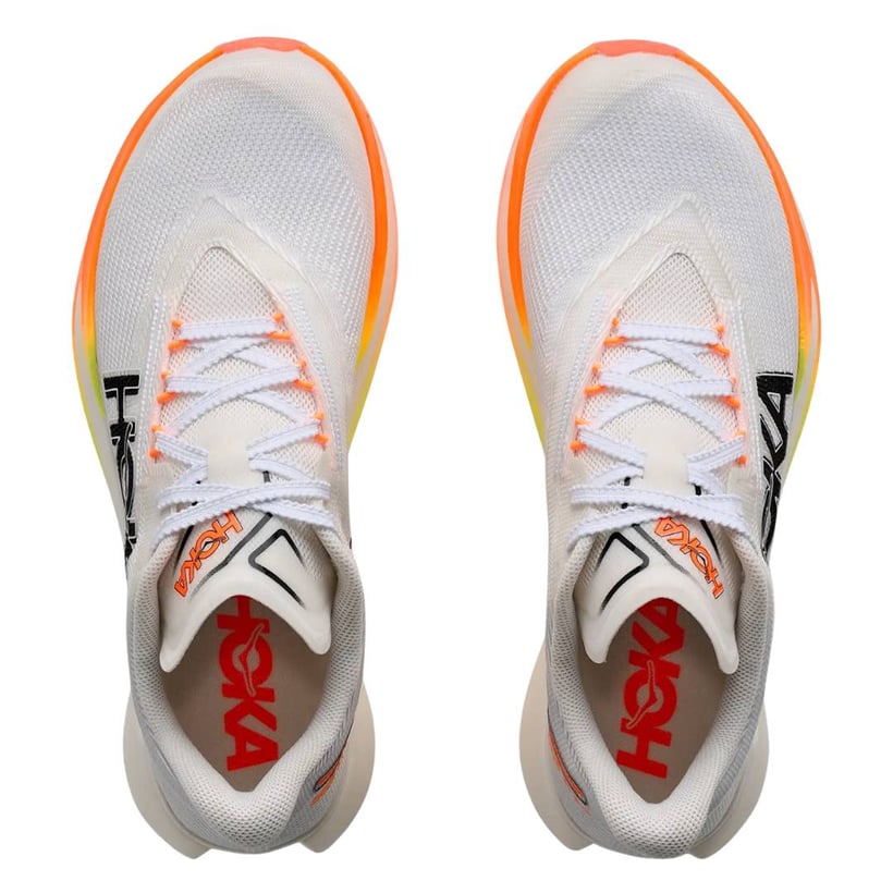 Hoka Cielo X1 3.0 schoenen wit/oranje unisex