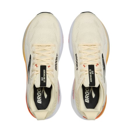 Brooks Adrenaline GTS 25 Beige Orange Running Shoes AW26