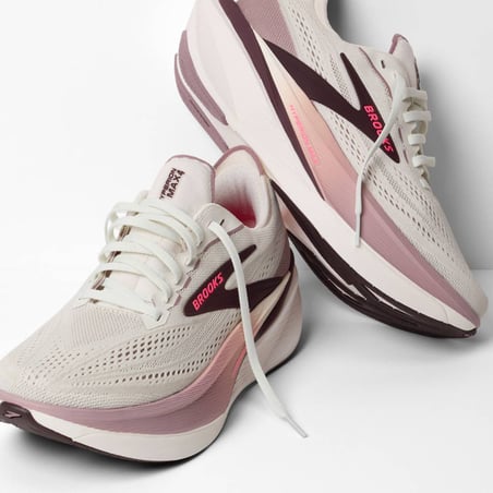 Brooks Hyperion Max 4 Beige Purple Running Shoes AW26 Women's