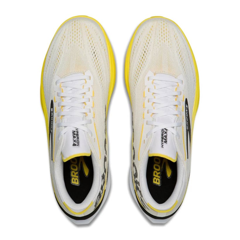 Brooks Hyperion Max 4 Shoes Yellow White AW26