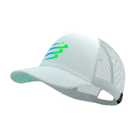 Compressport Trucker Cap Weiß Grün