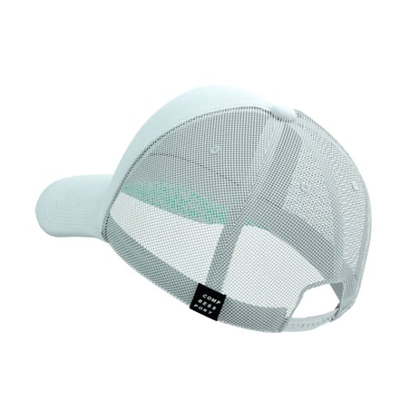 Czapka Compressport Trucker biała-zielona