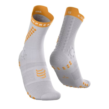 Compressport Pro Racing V4.0 Trail Socks Grey Orange