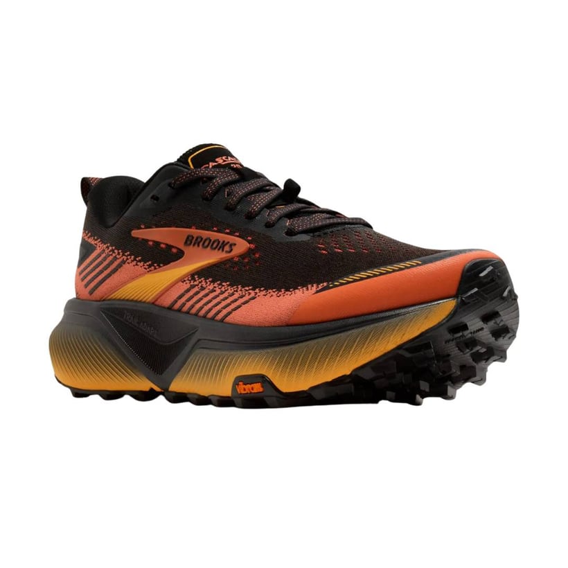 Brooks Cascadia 20 Schuhe Orange Schwarz AW26