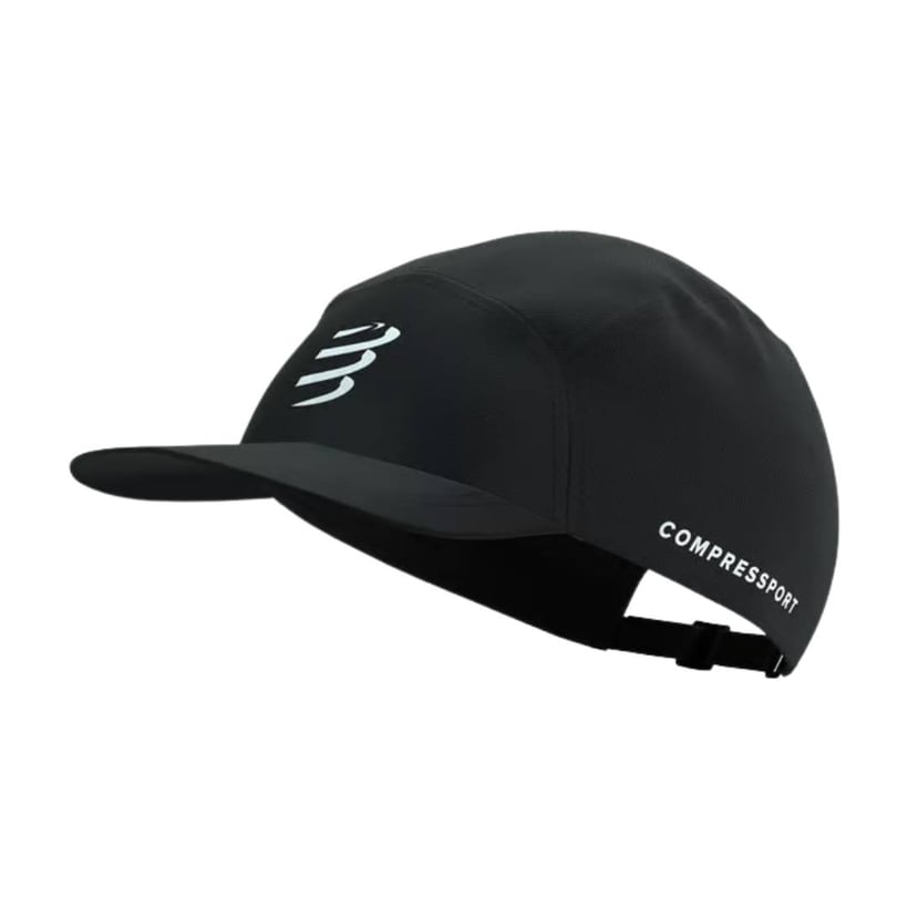 Boné Compressport 5 Panel Preto