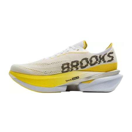 Tênis Brooks Hyperion Max 4 Amarelo Branco AW26 Mulher