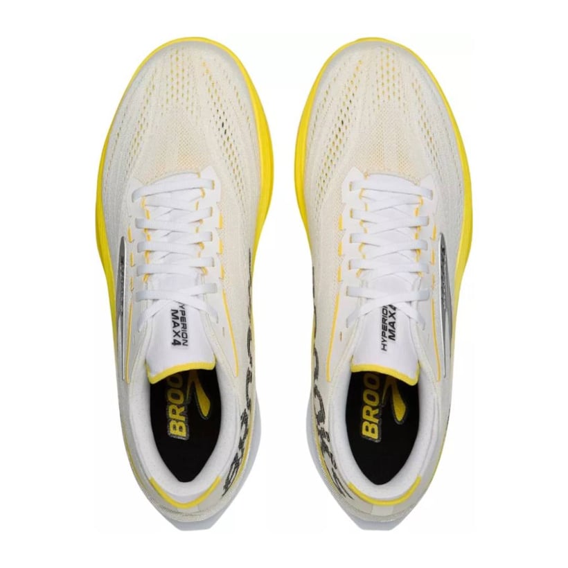 Tênis Brooks Hyperion Max 4 Amarelo Branco AW26...