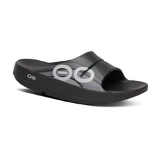 Oofos Recovery Ooahh Sport Sandalen Schwarz 2