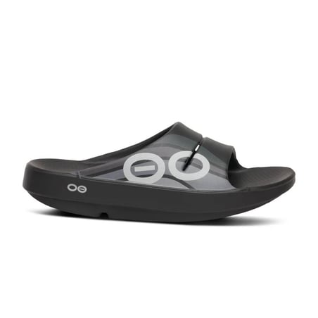 Sandálias Oofos Recovery Ooahh Sport Pretas