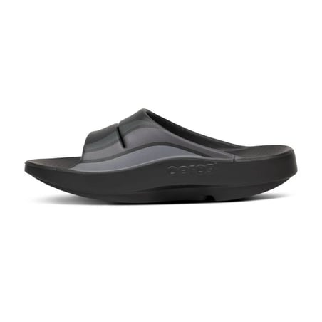 Sandalias Oofos Recovery Ooahh Sport Negro
