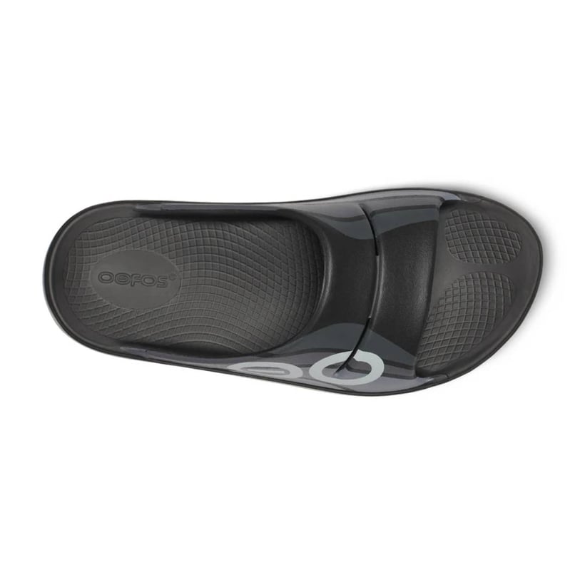 Sandales Oofos Recovery Ooahh Sport Noires