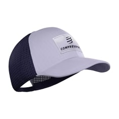 Casquette Compressport Trucker 6P Blanc Bleu 2