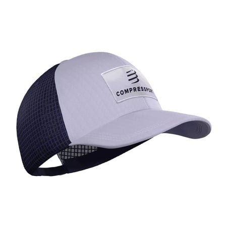 Cappellino Compressport Trucker 6P Bianco Blu