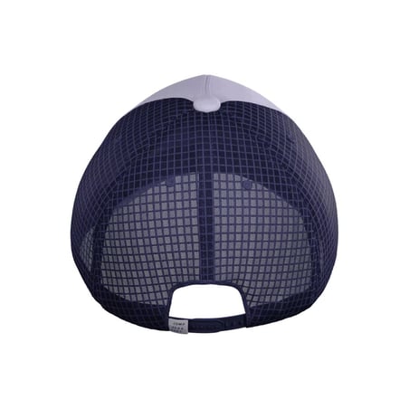 Casquette Compressport Trucker 6P Blanc Bleu